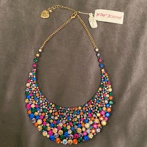 Betsy Johnson Multi Color Confetti Necklace